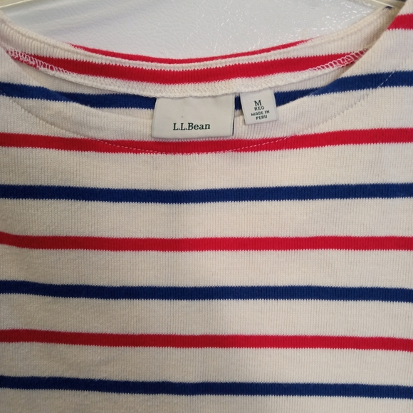 90s L.L.Bean Yarn-Dyed Stripes Sweater - Picture 2 of 4